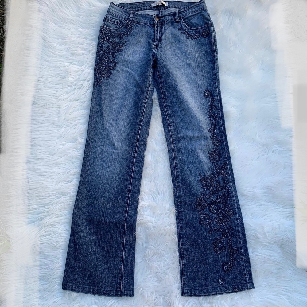 Marquis Embellished Jeans - Picture 2 of 11